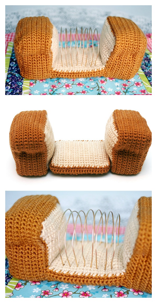 Bread Loaf Letter-Organizer Free Crochet Pattern & Video Tutorial