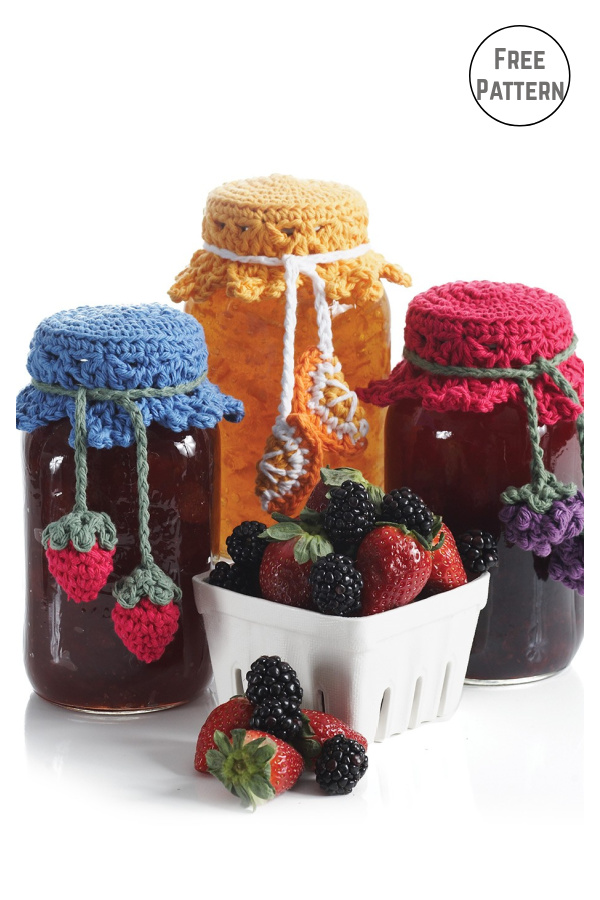 Canning Jar Tops Free Crochet Pattern