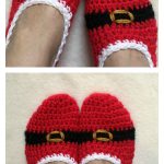 Christmas Slipper Socks Free Crochet Patterns