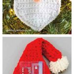 Crochet Christmas Santa Pocket Surprise Ornament Free Pattern