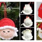 Crochet Christmas Santa Pocket Surprise Ornament Free Pattern