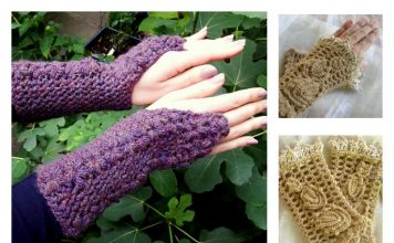 Crochet Fingerless Gloves Free Patterns