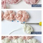 Crochet Flower Puff Stitch Free Pattern