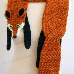 Crochet Fox Scarf Pattern