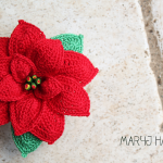 Crochet Poinsettia Flower Free Patterns