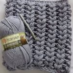 Crochet Puff Stitch Scarf Free Video for beginners and intermediates