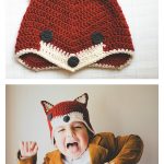 Crochet Sly Fox Hat Free Pattern