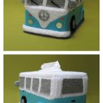 Crochet VW Bus Tissue Box Cover Pattern