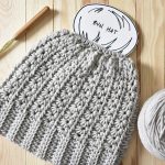 Star Stitch Bun Hat Crochet Pattern