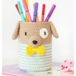 Dog Jar Cover Free Crochet Pattern