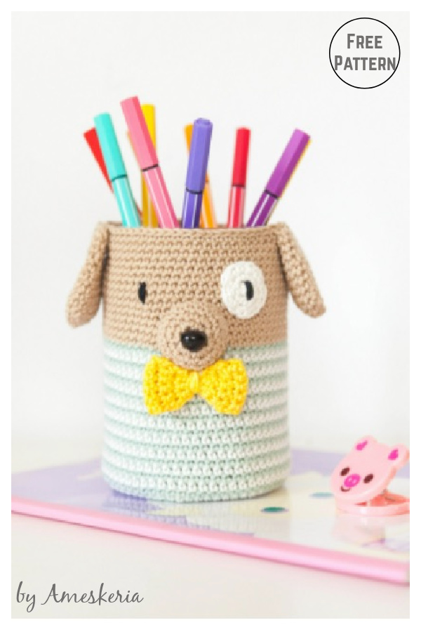 Dog Jar Cover Free Crochet Pattern