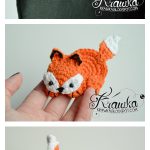 FOX Brooch Free Crochet Pattern