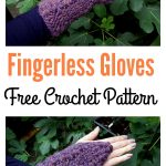 Flower Trails Fingerless Gloves Free Crochet Pattern