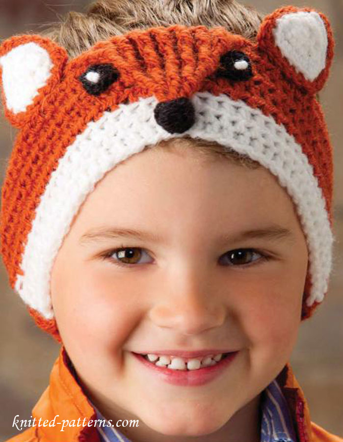Fox Headband Free Crochet Pattern