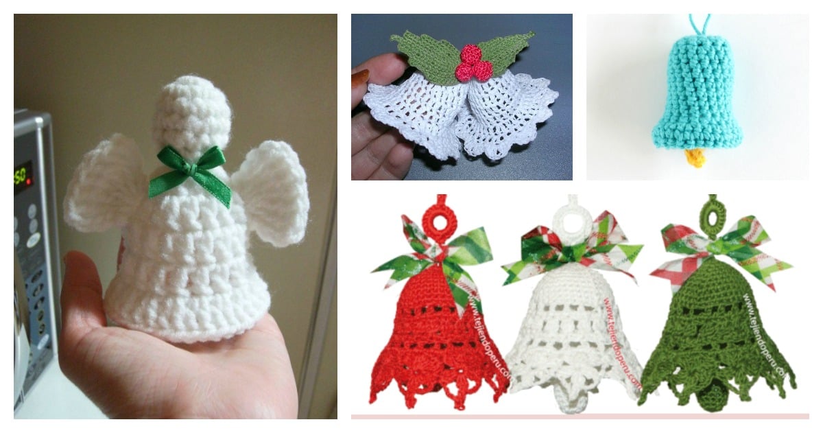 10-free-christmas-bell-ornament-crochet-patterns