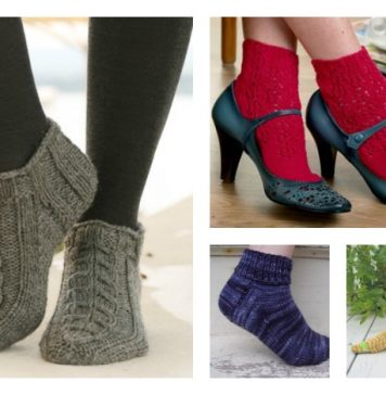 Free Knit Ankle Sock Patterns