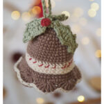 Gingerbread Christmas Bell Free Crochet Pattern