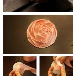 How to easy Handmade Ribbon Rose