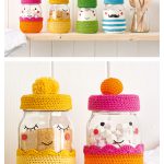 Jar Cover Free Crochet Pattern