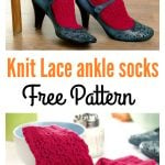 Knit Lace ankle socks Free Pattern