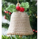 Little Christmas Bell Tree Ornament Free Crochet Pattern