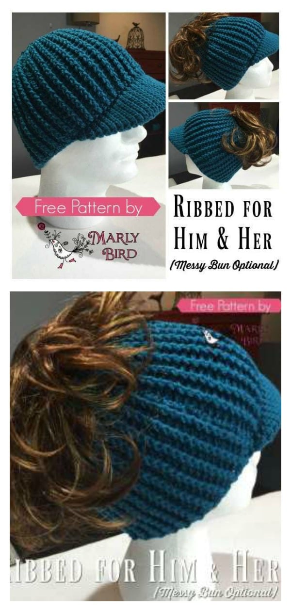 Messy Bun Free Crochet Pattern