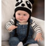 Panda Baby Hat Free Crochet Pattern