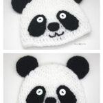 Panda Bear Hat Free Crochet Pattern