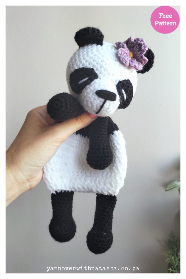 Panda Cuddle Me Snuggler Free Crochet Pattern