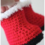 Santa Baby Booties Free Crochet Pattern