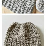 Star Stitch Bun Hat Free Crochet Pattern