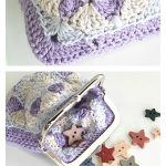 351pouch Motif Pouch / Coin Purse Free Patternee-pattern