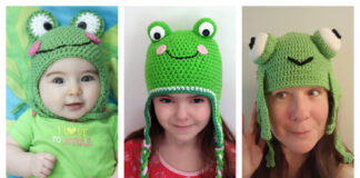 Adorable Frog Hat Free Crochet Patterns