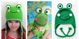 Adorable Frog Hat Free Crochet Patterns