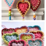 Boho Hearts Free Crochet Pattern