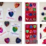 make heart-shaped crayons