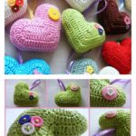 Crochet 3D Heart Free Pattern and Photo Tutorial