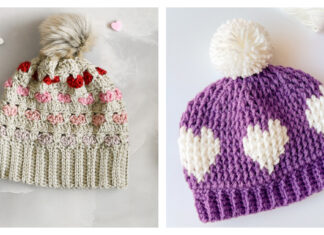 Crochet Adorable Heart Hat Free Patterns