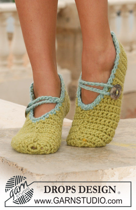 Crochet Ballerina Slippers Free Pattern