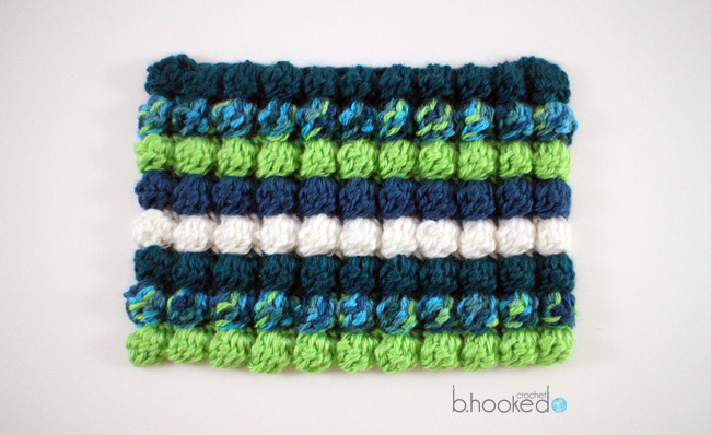 Crochet Bobble Stitch Free Pattern and Video Tutorial How to