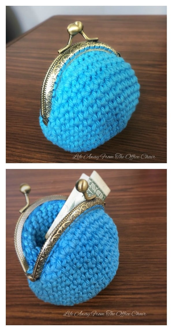 10 Crocheted Coin Purse Free Patterns