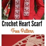 Crochet Heart Scarf Free Pattern