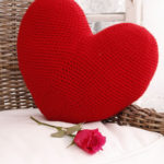 Crochet Heart Shaped Pillow Free Pattern