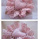 Crochet Heart Shaped Pillow Free Pattern