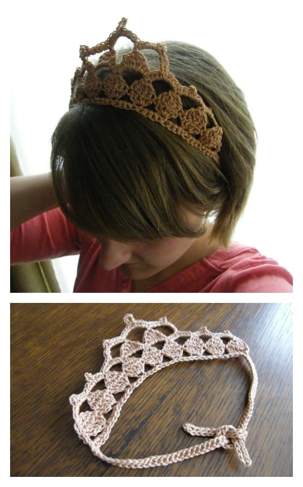 Crochet Princess Crown Free Pattern