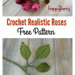 Crochet Realistic Roses Free Pattern & Video Tutorial