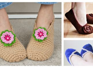 Simple Crochet Slippers Free Patterns