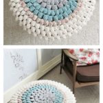 Crochet Stool Cover Free Pattern for Home