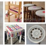 Crochet Stool Cover Free Patterns