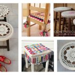 Crochet Stool Cover Free Patterns